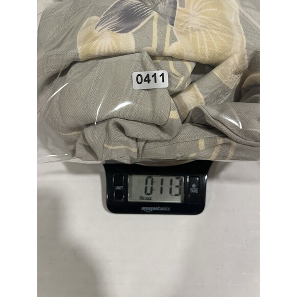 Tommy Bahama 100% Silk Hawaiian Floral Print Pattern Shirt L Tropical Water Lily - Picture 9 of 9